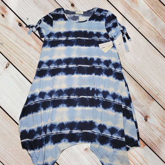 Bobbie Brooks Dresses & Skirts - Women's Bobbie Brooks Blue Tie Dye Dress NWT Sz M